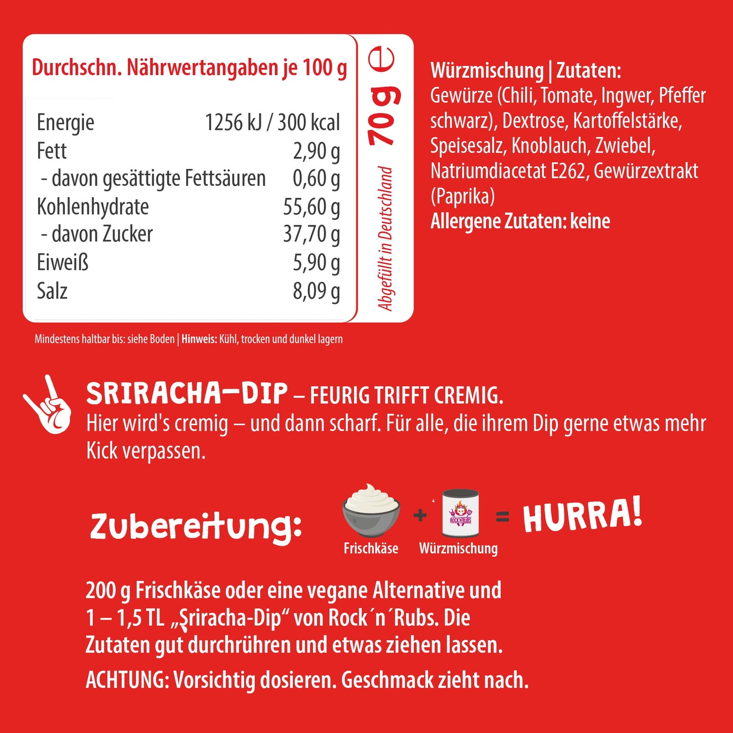 Dip Dip Hurra - Sriracha Dip