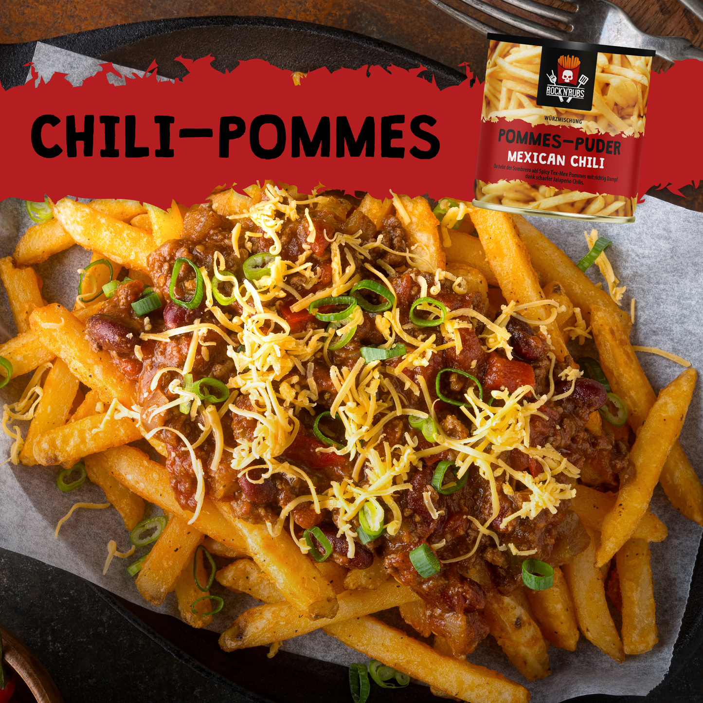 Pommes-Puder - Mexican Chili