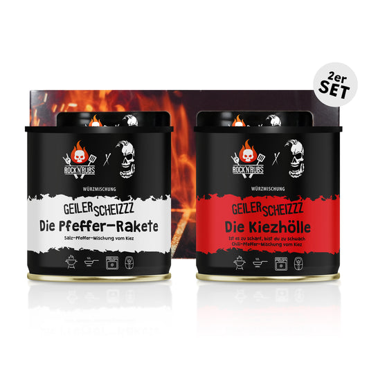 2er Set - Geiler Scheizzz Die Pfeffer-Rakete & Die Kiezhölle