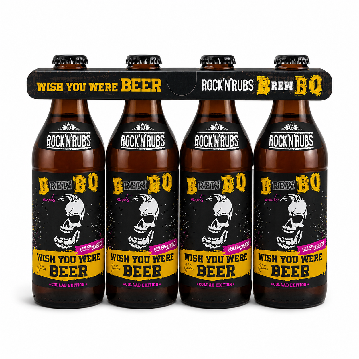 4x Geiler Scheizzz BrewBQ Beer