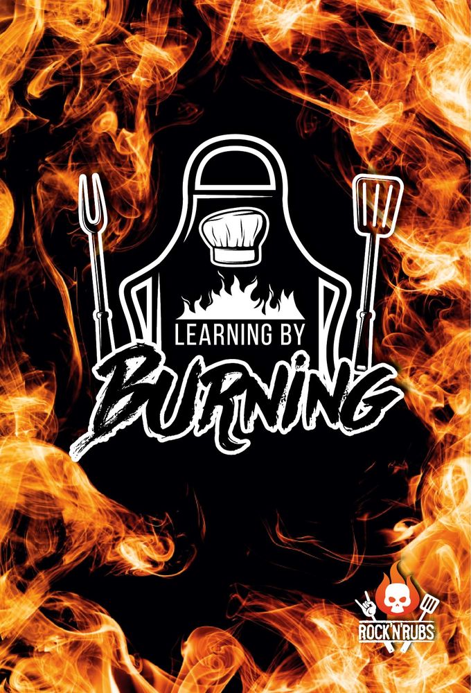 Learning by Burning - Metallschild